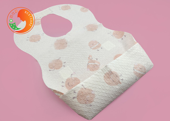 Comfort Customized Disposable Baby Bibs Ultraviolet Sterilization Travel Friendly Sticker