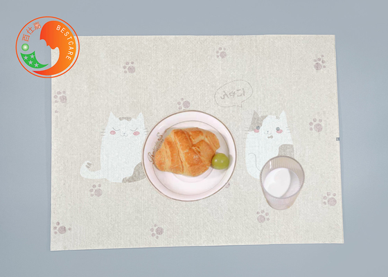 Assorted Colors Custom Disposable Placemats Adhesive Stick Disposable Table Mats