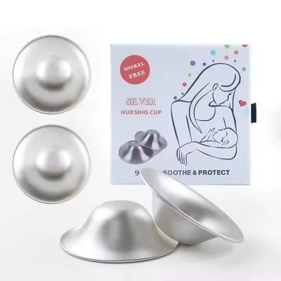 Set Of 10 Reusable Breathable Breast Shields Fixed Nipple Patches For Silver Nursing Cups BPA Free Silica Gel Odorless Comfort