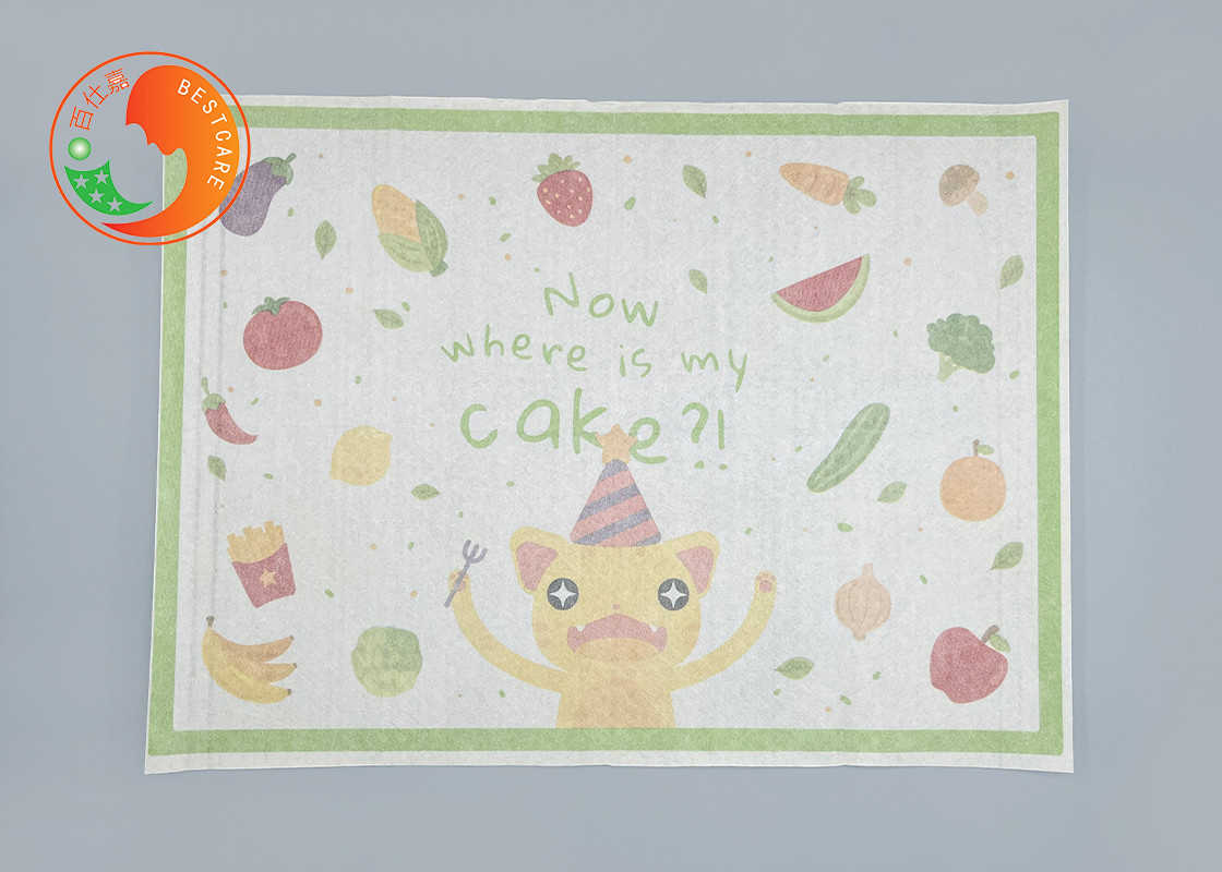 Convenient Decorative Disposable Placemats BPS BPA Free Disposable Eating Mats