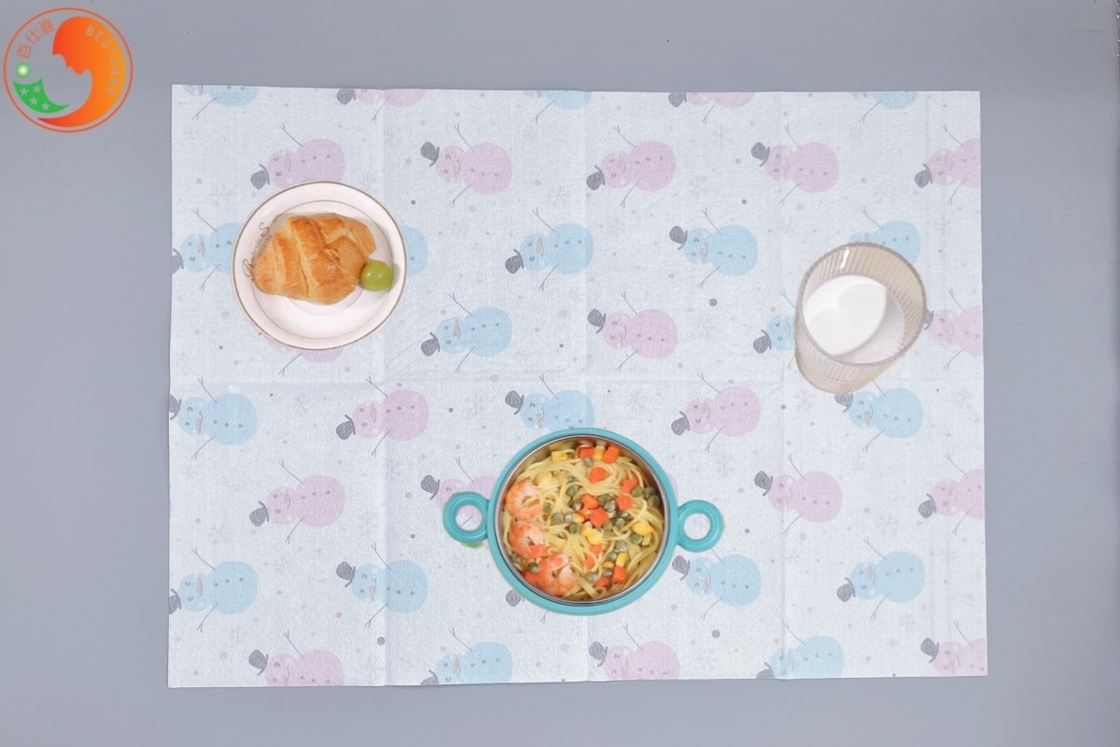 Easy Removal Disposable Changing Table Pads Kids Eating Mealtime Dryness