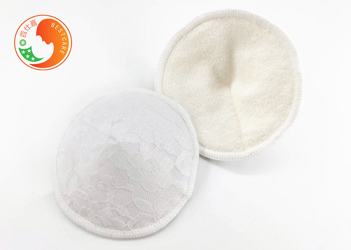 Soft Washable Breast Pads Postpartum Leaking Shields Bamboo Reusable Nursing Pads